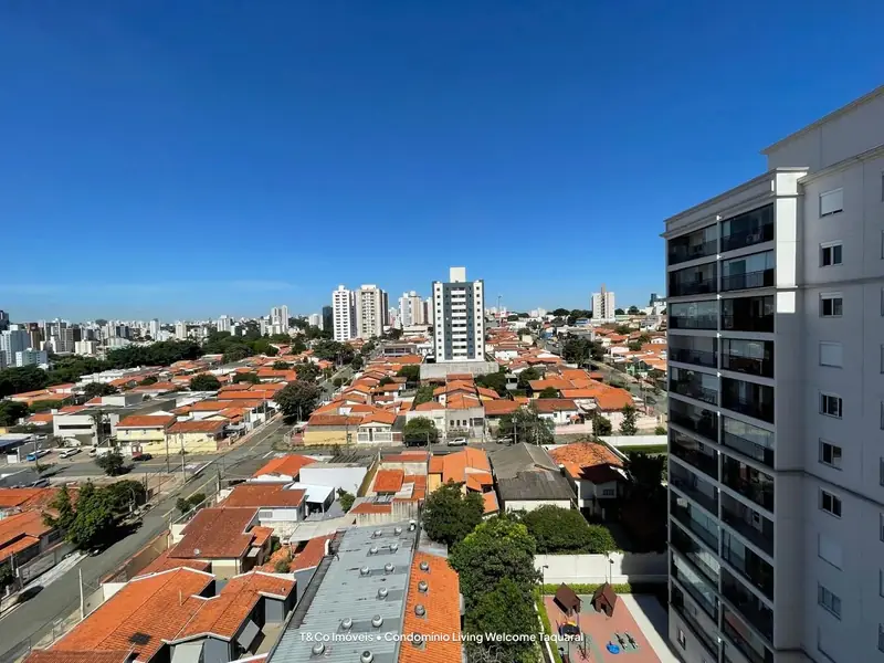 Vista do bairro Taquaral a partir de uma das torres do Living Welcome Taquaral